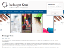 Tablet Screenshot of freiburger-kreis.de